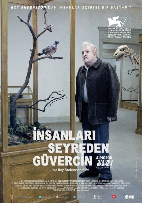 En duva satt på en gren och funderade på tillvaron